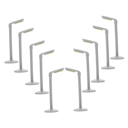 10 Stück Realistische Modellbeleuchtung für Miniaturdörfer Puppenhäuser und Märchengärten Bildungswerkzeug für Verkehrserziehung und Kreativen Gestaltung 10 Stück Realistische Modellbeleuchtung für Miniaturdörfer Puppenhäuser und Märchengärten Bildungswerkzeug für Verkehrserziehung und Kreativen Gestaltung von TOYANDONA