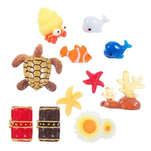 11Stücke Teiliges Mikro Stranddekorationsset aus Harz wasserdichte Miniaturen für Puppenhäuser Aquarien und Kreative Landschaften Vielseitige Deko für Kleine Räume 11Stücke Teiliges Mikro Stranddekorationsset aus Harz wasserdichte Miniaturen für Puppenhäuser Aquarien und Kreative Landschaften Vielseitige Deko für Kleine Räume von TOYANDONA