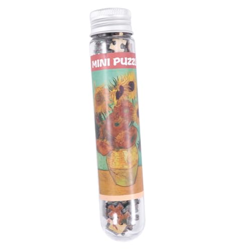 150Stücke Teiliges Mini Puzzle Set mit Sonnenblumenmotiv Kreatives und Lehrreiches Papierpuzzle für Erwachsene zum Stressabbau für Gesellige Anlässe 150Stücke Teiliges Mini Puzzle Set mit Sonnenblumenmotiv Kreatives und Lehrreiches Papierpuzzle für Erwachsene zum Stressabbau für Gesellige Anlässe von TOYANDONA