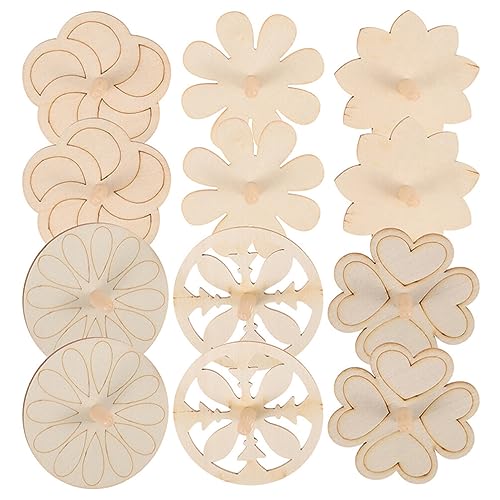 18 Stück Holzkreisel DIY Bastelset - Unlackierte Kreisel in Verschiedenen Formen Für Kinder Zum Malen Und Zeichnen - Kreatives Spielzeug Für Kindergarten Und Zuhause 18 Stück Holzkreisel DIY Bastelset - Unlackierte Kreisel in Verschiedenen Formen Für Kinder Zum Malen Und Zeichnen - Kreatives Spielzeug Für Kindergarten Und Zuhause von TOYANDONA