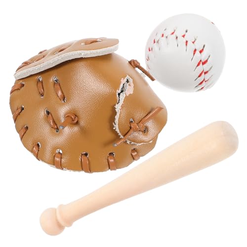 1Satz Baseball Teiliges DIY Puppenhaus Zubehör für Kreative Dekoration Realistische Nachbildung für Enthusiasten Natürliche Farben 1Satz Baseball Teiliges DIY Puppenhaus Zubehör für Kreative Dekoration Realistische Nachbildung für Enthusiasten Natürliche Farben von TOYANDONA