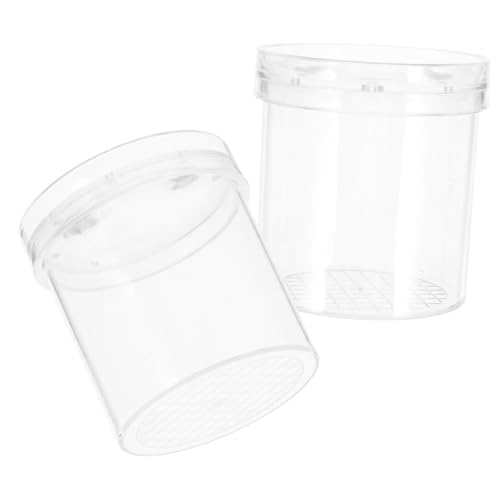2Er-Box Musterbox Lupenbehälter Fernglas Zuschauer Outdoor Insektenbeobachtung Insektenbehälter Vergrößerungsbehälter für die Schule Abs Transparent TOYANDONA von TOYANDONA