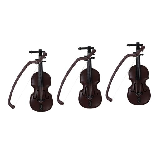 TOYANDONA Miniatur Violine Modell Dekorative Simulation Violine Für Puppenhaus Musikinstrument Deko Instrumenten Modell Für Sammler Und Kreative Projekte TOYANDONA Miniatur Violine Modell Dekorative Simulation Violine Für Puppenhaus Musikinstrument Deko Instrumenten Modell Für Sammler Und Kreative Projekte von TOYANDONA