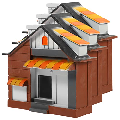 TOYANDONA Miniatur Stück Kunststoff Kleiner Haus Dekoration für Puppenhaus Schreibtisch Garten Robuste Miniatur Landschaftsornamente und Platzsparend TOYANDONA Miniatur Stück Kunststoff Kleiner Haus Dekoration für Puppenhaus Schreibtisch Garten Robuste Miniatur Landschaftsornamente und Platzsparend von TOYANDONA