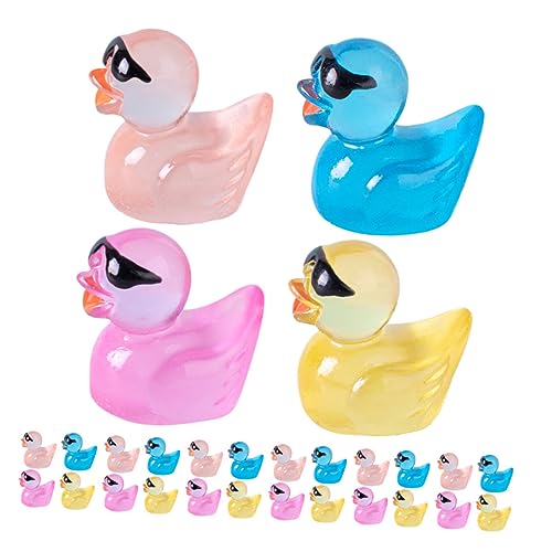 TOYANDONA Leuchtende Enten Figuren Aus Harz Bunte Deko Für Mikro Landschaften DIY Accessoires Für Garten Puppenhaus Und Aquarien TOYANDONA Leuchtende Enten Figuren Aus Harz Bunte Deko Für Mikro Landschaften DIY Accessoires Für Garten Puppenhaus Und Aquarien von TOYANDONA