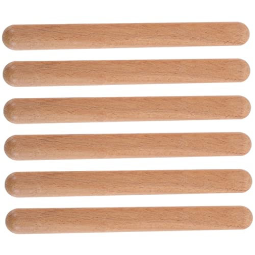 6st Stock Für Musikinstrumente Musiksticks Für Tragbare Rhythmusstöcke Percussion-musikstöcke Frühpädagogisches Für Rhythmusschläger Für Holz TOYANDONA 6st Stock Für Musikinstrumente Musiksticks Für Tragbare Rhythmusstöcke Percussion-musikstöcke Frühpädagogisches Für Rhythmusschläger Für Holz TOYANDONA von TOYANDONA