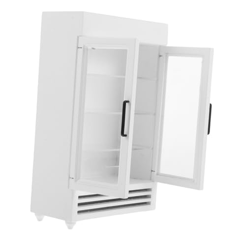Holz Kühlschrank für Puppenstuben Maßstab Mini Kühlschrank Getränke Kühlgerät für Puppen Detailiertes Zubehör für Rollenspiele Holz Kühlschrank für Puppenstuben Maßstab Mini Kühlschrank Getränke Kühlgerät für Puppen Detailiertes Zubehör für Rollenspiele von TOYANDONA