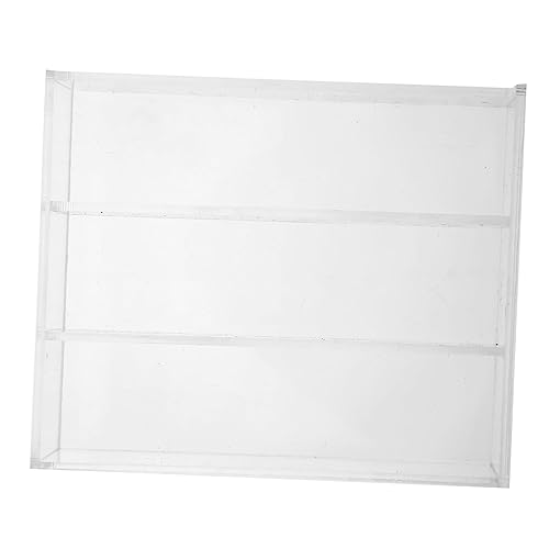 TOYANDONA Miniatur Puppenhaus Regal Ornament Transparentes Aufbewahrungselement Für Dollhouse Dekoration Ideales Zubehör Für Puppenhausliebhaber Und Bastelprojekte von TOYANDONA