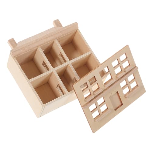 TOYANDONA Holz-bastelset – Miniatur-hausmodell Dekoratives Mini-Villa-Ornament-Set Für Kinder TOYANDONA Holz-bastelset – Miniatur-hausmodell Dekoratives Mini-Villa-Ornament-Set Für Kinder von TOYANDONA