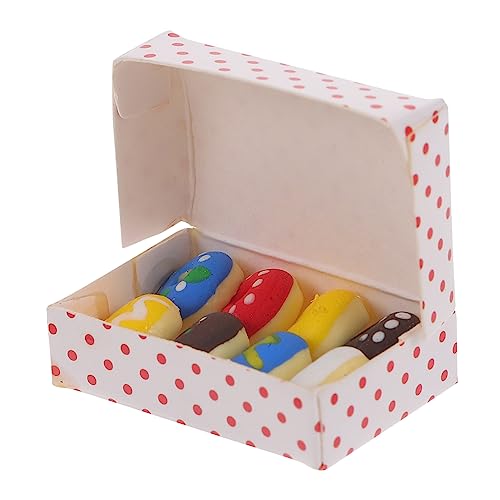 TOYANDONA 1 Box Simulation Donut Kinderspielzeug Dekorationen Mini Spielzeughaus Ornament Mini Lebensmittelspielzeug Dessert Wohnaccessoires Gefälschte Lebensmittel Puppenhaus Donut TOYANDONA 1 Box Simulation Donut Kinderspielzeug Dekorationen Mini Spielzeughaus Ornament Mini Lebensmittelspielzeug Dessert Wohnaccessoires Gefälschte Lebensmittel Puppenhaus Donut von TOYANDONA