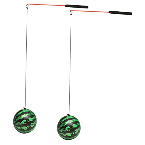 TOYANDONA 1 Paar Fitness-wurfball Gymnastikball Hüpfbauer Übungsball Sport-hüpfball Hüpfballspielzeug Hüpfendes Ballspielzeug Wirft Ballspielzeug Hüpfball PVC von TOYANDONA