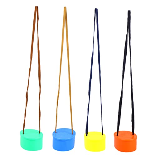 TOYANDONA 1 Paar Gehstelzen Schaukelhämmer Kleiderbügel Korb Kindersitz Kindergewichte Spielturnhalle Für Neugeborene Babynestsitz Spielplatzsitzteile Zappel Wackelbrett Mini von TOYANDONA