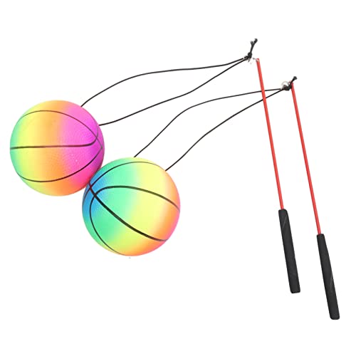 TOYANDONA 1 Paar Hüpfender Ball Gymnastikball Werfen Hüpfballspielzeug Fitness Bouncy Ball Trainingsball Interaktives Ballspielzeug Hüpfbauer Sport-hüpfball Hüpfball PVC TOYANDONA 1 Paar Hüpfender Ball Gymnastikball Werfen Hüpfballspielzeug Fitness Bouncy Ball Trainingsball Interaktives Ballspielzeug Hüpfbauer Sport-hüpfball Hüpfball PVC von TOYANDONA