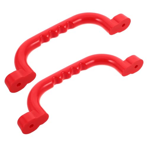TOYANDONA 1 Paar Kindersicherungsgriff Spielplatz Ausrüstung Spielhausausrüstung Spielplatz-Sicherheitsgriffe für Spielplatzkräfte Spielplatzgriffe Haltegriffe Lenker Plastik rot TOYANDONA 1 Paar Kindersicherungsgriff Spielplatz Ausrüstung Spielhausausrüstung Spielplatz-Sicherheitsgriffe für Spielplatzkräfte Spielplatzgriffe Haltegriffe Lenker Plastik rot von TOYANDONA
