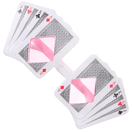 TOYANDONA 1 Paar Lustige Brille Poker-partybrille Party Brillengestelle Zubehör Poker-themenbrille in Herzform Karte Pokerbrille Gläser Kostüm Herzförmig Spiel Jumbo Plastik TOYANDONA 1 Paar Lustige Brille Poker-partybrille Party Brillengestelle Zubehör Poker-themenbrille in Herzform Karte Pokerbrille Gläser Kostüm Herzförmig Spiel Jumbo Plastik von TOYANDONA
