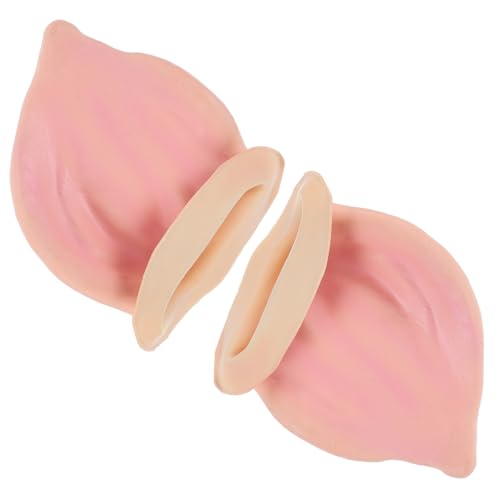 TOYANDONA 1 Paar Prop Schweineohren Auge Halloween Halloween-Maske und Ohren Halloween-Kostüm für Erwachsene LED-Maske Schweineohren Cosplay Requisiten Kostüm Cosplay Schweineohren Plastik von TOYANDONA