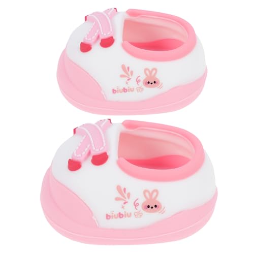 TOYANDONA 1 Paar Puppenschuhe Mini Schuhe für Puppen Stehfähige Niedliche Designs Accessoires für Rollenspiele und Kreative Outfits von TOYANDONA
