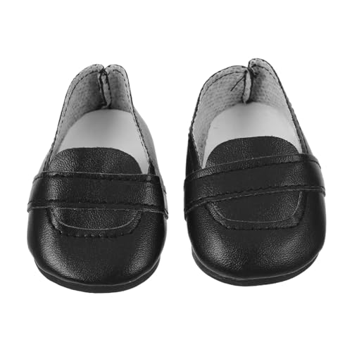 TOYANDONA 1 Paar 18-Zoll-puppenschuhe Miniaturschuhe Zum Puppenspielen Dekorative Babypuppenschuhe Simulation Flacher Schuhe Für Das Puppenhaus Lustig Und Stilvoll von TOYANDONA