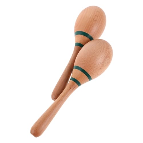 TOYANDONA 1 Paar Sandmaracas aus Holz Leicht zu Handhabendes Musikinstrument für Frühkindliche Entwicklung für Kindergartenaufführungen und Sensorische TOYANDONA 1 Paar Sandmaracas aus Holz Leicht zu Handhabendes Musikinstrument für Frühkindliche Entwicklung für Kindergartenaufführungen und Sensorische von TOYANDONA