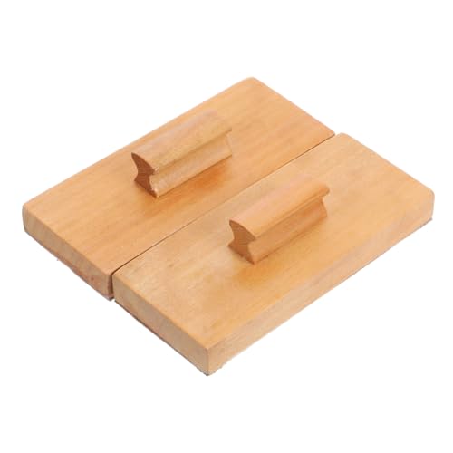 TOYANDONA 2er-Pack Kinder-schlaginstrument Holz-sandblöcke Musikinstrument Spielzeug Rhythmus-entwicklungsspielzeug von TOYANDONA