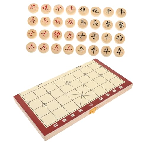 TOYANDONA 1 Packung Chinesisches Schachbrett Chinesische Dame Aus Holz Chinesisches Dame Brettspiel Traditionelles Brettspiel Aus Holz Chinesisches Damespiel Chinsee-Schach Hölzern TOYANDONA 1 Packung Chinesisches Schachbrett Chinesische Dame Aus Holz Chinesisches Dame Brettspiel Traditionelles Brettspiel Aus Holz Chinesisches Damespiel Chinsee-Schach Hölzern von TOYANDONA