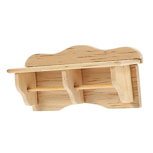 TOYANDONA 1 Puppenhaus Dekoration Bücherregal Wandhakenleiste Runder Tisch Spielzeughaus Ornamente Für Mini Hausmöbel Miniaturmöbel Puppenmöbel Mini Möbel Holz TOYANDONA 1 Puppenhaus Dekoration Bücherregal Wandhakenleiste Runder Tisch Spielzeughaus Ornamente Für Mini Hausmöbel Miniaturmöbel Puppenmöbel Mini Möbel Holz von TOYANDONA