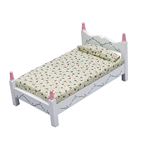 TOYANDONA 1 STK Einzelbett Im Puppenhaus Einzelbett-Modell Möbelverzierung Bettmodell Mini-hausaccessoire Miniaturmöbel Möbelmodell Mini-hausmodell Mini-hausbett Hölzern TOYANDONA 1 STK Einzelbett Im Puppenhaus Einzelbett-Modell Möbelverzierung Bettmodell Mini-hausaccessoire Miniaturmöbel Möbelmodell Mini-hausmodell Mini-hausbett Hölzern von TOYANDONA