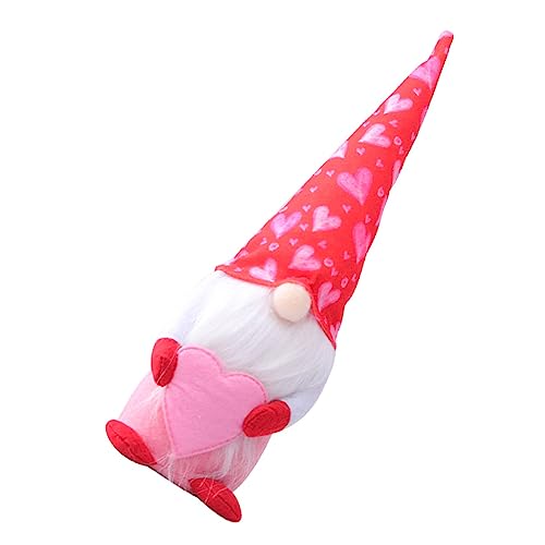 TOYANDONA Puppe Mit Stoffmotiv Pp-Baumwolle Acrylfaser Zwergenpuppe Für Zuhause Party Valentinstag Freund/Freundin von TOYANDONA