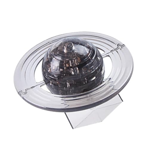 TOYANDONA 1 Saturn-kristall-Puzzle Dreidimensionales Puzzle Black Plastik von TOYANDONA