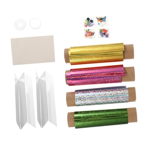 TOYANDONA 1 Satz 4 Kaleidoskop-Materialpaket Kaleidoskop Bausatz Kaleidoskop herstellung zubehör Kaleidoskopzubehör Werkzeuge zur Herstellung von Kaleidoskopen Kaleidoskop-Hersteller Papier TOYANDONA 1 Satz 4 Kaleidoskop-Materialpaket Kaleidoskop Bausatz Kaleidoskop herstellung zubehör Kaleidoskopzubehör Werkzeuge zur Herstellung von Kaleidoskopen Kaleidoskop-Hersteller Papier von TOYANDONA