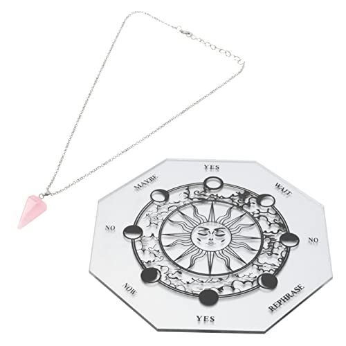 TOYANDONA 1 Satz Acryl Divinationsplatte mit Kunstvollem Muster Dekoratives Tischaccessoire für Garten Küche und Wohnräume rutschfeste Unterseite Langlebig und Teiliges Set mit TOYANDONA 1 Satz Acryl Divinationsplatte mit Kunstvollem Muster Dekoratives Tischaccessoire für Garten Küche und Wohnräume rutschfeste Unterseite Langlebig und Teiliges Set mit von TOYANDONA