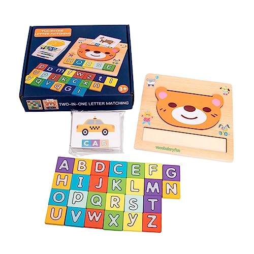 TOYANDONA 1 Satz Alphabet-worträtsel Babyspielzeug Rechtschreibspiele Für Passendes Spielspielzeug Wortzuordnungsspiele Buchstabierspielzeug Zauberspiel Hölzern TOYANDONA 1 Satz Alphabet-worträtsel Babyspielzeug Rechtschreibspiele Für Passendes Spielspielzeug Wortzuordnungsspiele Buchstabierspielzeug Zauberspiel Hölzern von TOYANDONA