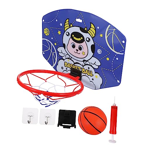 TOYANDONA 1 Satz Anhebbarer Schießrahmen Grundplatte Cartoon Basketballkorb Puzzle Brettspiel Einstellbares Basketballtor LED Leuchten Babywippe Leiser Basketball Mini Basketball Kunststoff von TOYANDONA