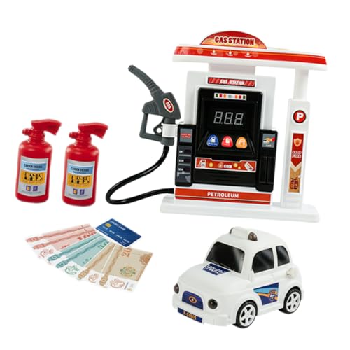 TOYANDONA 1 Satz Autospielzeug Für Puppenwagen Spielzeuge Batterien Auto Miniatur-tankstellendekoration Lernfahrzeug Mini-tankstellen-ornament Weiß Plastik TOYANDONA 1 Satz Autospielzeug Für Puppenwagen Spielzeuge Batterien Auto Miniatur-tankstellendekoration Lernfahrzeug Mini-tankstellen-ornament Weiß Plastik von TOYANDONA