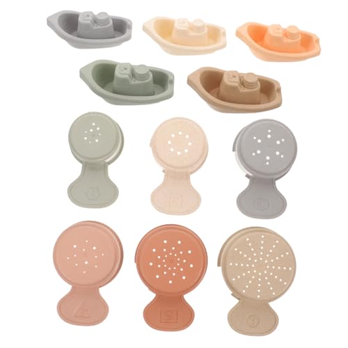 TOYANDONA 1 Satz Badespielzeug für Babys badespielzeug ab 6 Monate badewannenspielzeug für Babys Babybadewanne Nistspielzeug für Kleinkinder Nistbecher für Kleinkinder von TOYANDONA