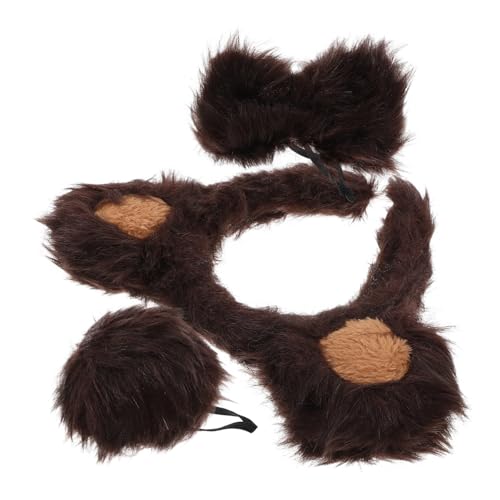 TOYANDONA 1 Set Bärenohr-Stirnband- -Set Für Jungen Und Mädchen Cosplay Tierohr-Stirnband Zubehör Festival-Party-kostüme TOYANDONA 1 Set Bärenohr-Stirnband- -Set Für Jungen Und Mädchen Cosplay Tierohr-Stirnband Zubehör Festival-Party-kostüme von TOYANDONA