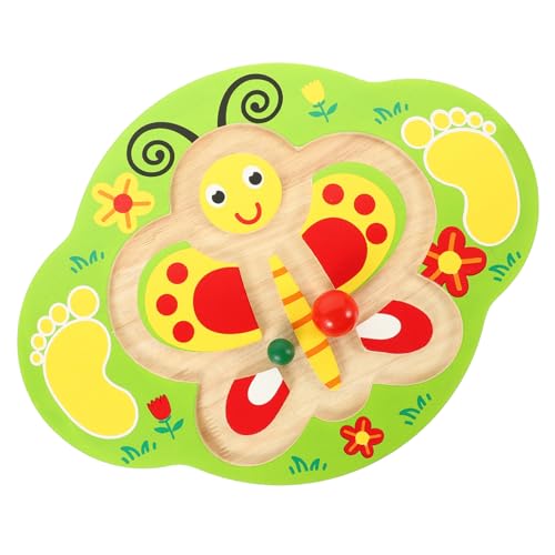TOYANDONA Kleinkind Sensorischen Wackeln Bord Kinder Balance Trainer Holz Balance Platte Spielzeug Für Indoor Spielen von TOYANDONA