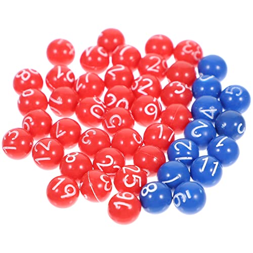 TOYANDONA 1 Satz Ball Lottobälle Spielball Lotteriekugeln Bälle Bingo Balls Bingobälle für Familienspiele Bingo Spiel Partyspiele Party Dekoration Supplies von TOYANDONA