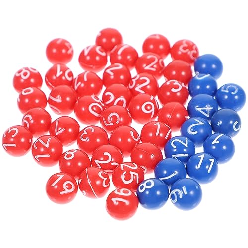 TOYANDONA 1 Satz Ball der Lotteriemaschine unterhaltungsspiele tatsächl Party Tombola Bälle Zahlen 1-100 Tombola-Bälle Partyspiele für Erwachsene Anzahl Requisiten Nummernwähler Spielball von TOYANDONA