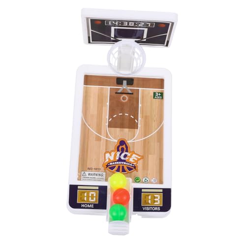 TOYANDONA 1 Satz Basketball- Schreibtisch-Basketball Rand Mini Basketballkorb für kinderspielzeug Fingerbasketballspielzeug Kleiner Tischbasketball Plastik Blue von TOYANDONA
