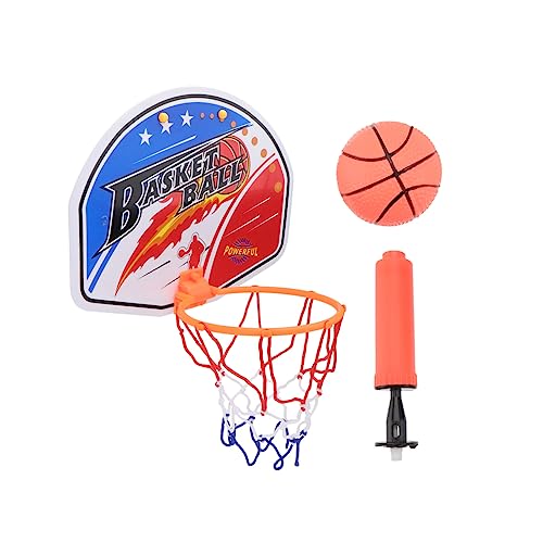 TOYANDONA 1 Satz Basketballständer Korb drinnen Reifen Basketball kinderbaskettball sportgeräte mini Hoop Basketball mini Basketball wandmontierter Basketball Plastik von TOYANDONA