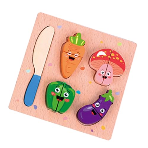 TOYANDONA 1 Satz Bausteine für kinderspielzeug kinderknallzeug kindertagsgeschenk Holzblöcke holzblock schneiden dreidimensionales hölzern Green von TOYANDONA