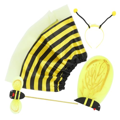 TOYANDONA 1 Satz Bienenflügel-Set Bausatz Balsam Bienenwabe kinderkostüme igelkostümkinder Bienen haarreif tierkostüme Bienen-Outfit Bienen-Cosplay-Kostüm Bienenhaarreifen Stoff Yellow TOYANDONA 1 Satz Bienenflügel-Set Bausatz Balsam Bienenwabe kinderkostüme igelkostümkinder Bienen haarreif tierkostüme Bienen-Outfit Bienen-Cosplay-Kostüm Bienenhaarreifen Stoff Yellow von TOYANDONA