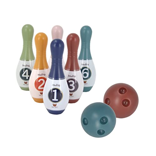 TOYANDONA 1 Satz Bowlingkugel Bowling Set Kindergarten Party kinderspielzeug für draußen Indoor-Outdoor-Spiele Bowling-Set für Plastik TOYANDONA 1 Satz Bowlingkugel Bowling Set Kindergarten Party kinderspielzeug für draußen Indoor-Outdoor-Spiele Bowling-Set für Plastik von TOYANDONA