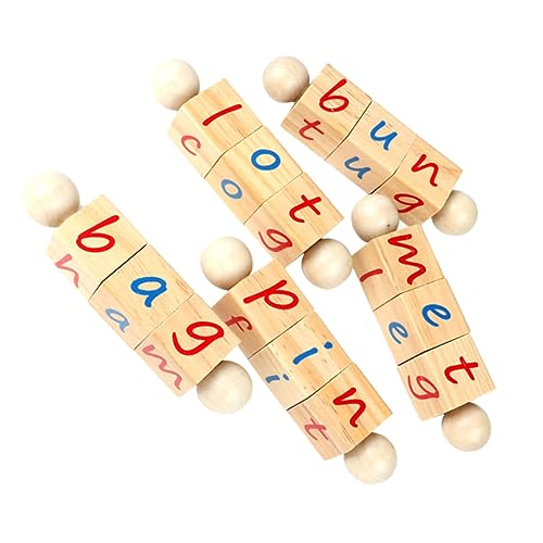 TOYANDONA 1 Satz Buchstaben Würfel Buchstaben-baustein Lernspielzeug Für Wörter Puzzle- Englischer Buchstabenblock Blockiert Hölzern TOYANDONA 1 Satz Buchstaben Würfel Buchstaben-baustein Lernspielzeug Für Wörter Puzzle- Englischer Buchstabenblock Blockiert Hölzern von TOYANDONA