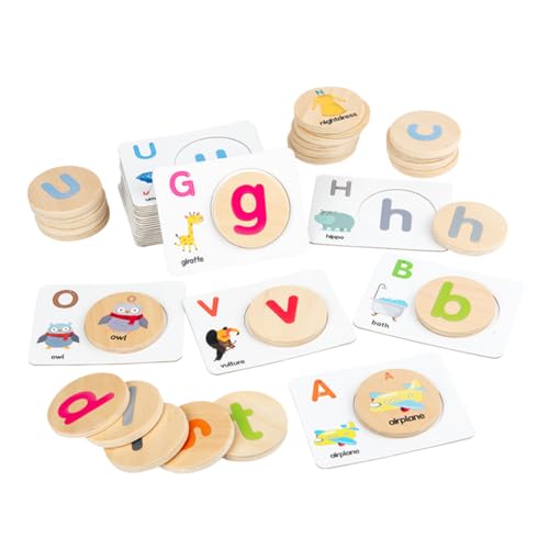 TOYANDONA 1 Satz Buchstabenpaarung Eltern-Kind-spielangebot Holz Passendes Worte Kognitives Doppelseitige Kognitive Holzspäne Kindergeschenk Hölzern TOYANDONA 1 Satz Buchstabenpaarung Eltern-Kind-spielangebot Holz Passendes Worte Kognitives Doppelseitige Kognitive Holzspäne Kindergeschenk Hölzern von TOYANDONA
