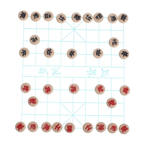 TOYANDONA 1 Satz Chinesisches Schachspiel für Puppenhaus mit Realistischen Schachfiguren Zubehör für Brettspiele und Xiangqi Szenen für Dekorationen TOYANDONA 1 Satz Chinesisches Schachspiel für Puppenhaus mit Realistischen Schachfiguren Zubehör für Brettspiele und Xiangqi Szenen für Dekorationen von TOYANDONA