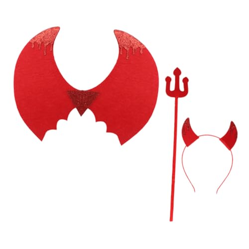 TOYANDONA 1 Satz Cosplay Für Halloween-partyzubehör Ninja Cartoon Für Kind Dinosaurierkostüm Kinderkostüm Schlag Halloween-teufelshörner Teenager Tween Skelett Rot Plastik TOYANDONA 1 Satz Cosplay Für Halloween-partyzubehör Ninja Cartoon Für Kind Dinosaurierkostüm Kinderkostüm Schlag Halloween-teufelshörner Teenager Tween Skelett Rot Plastik von TOYANDONA