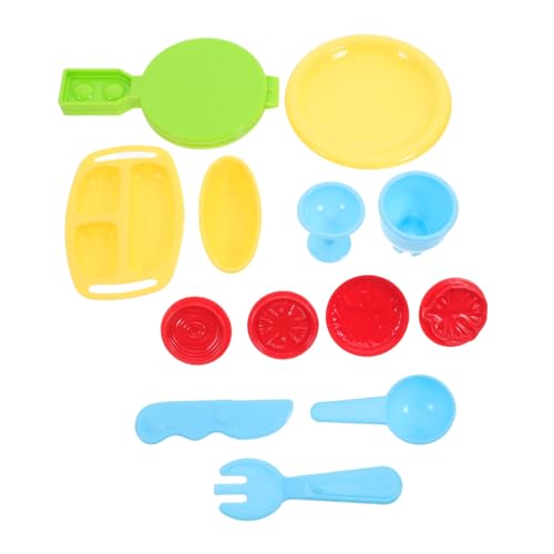 TOYANDONA 1 Satz DIY Werkzeuge Waffelform Spielform Knetmasse Farbiger Tonform Werkzeugsatz Handgefertigtes Gebäckform Set von TOYANDONA