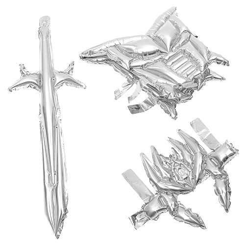 TOYANDONA 1satz Aufblasbares Kostümset Für Cosplay Und Partys Hochwertige Langlebige Aluminiumfolie Für Halloween Geburtstagsfeiern Und Bühnenaufführungen Silberner -party-requisiten von TOYANDONA